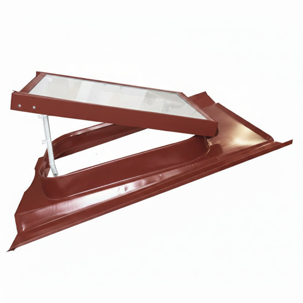Lucernario 45x60 Vetro Temprato Rosso